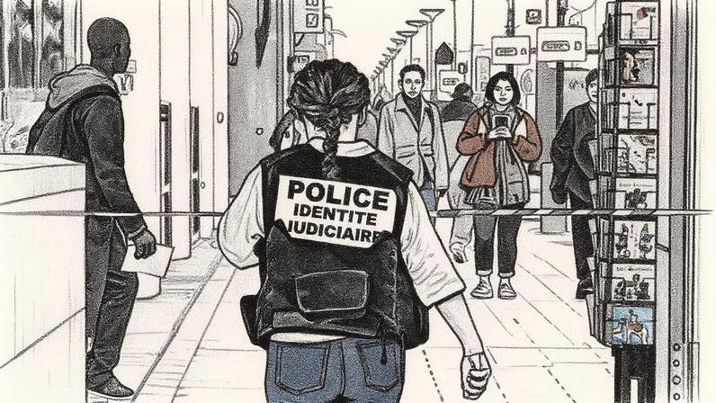 Polícia da França em estação de trem de Paris (Foto: Reprodução)
