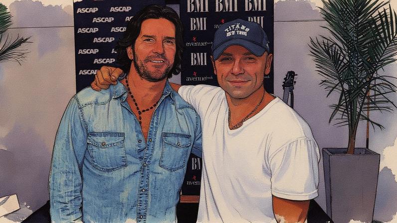 Kenny Chesney faz uma homenagem a seu amigo e colaborador frequente Brett James após a morte do compositor (Foto: Reprodução)