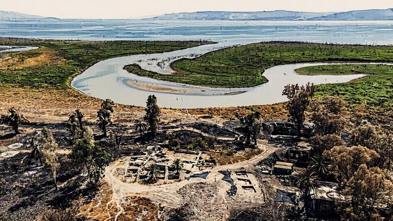 Sítio arqueológico de el-Araj, na Galileia, em julho de 2025 (Foto: Reprodução)