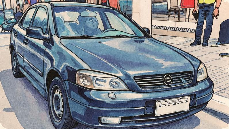 Chevrolet Astra apreendido com mais de 602 multas e licenciamento vencido há 12 anos (Foto: Reprodução)