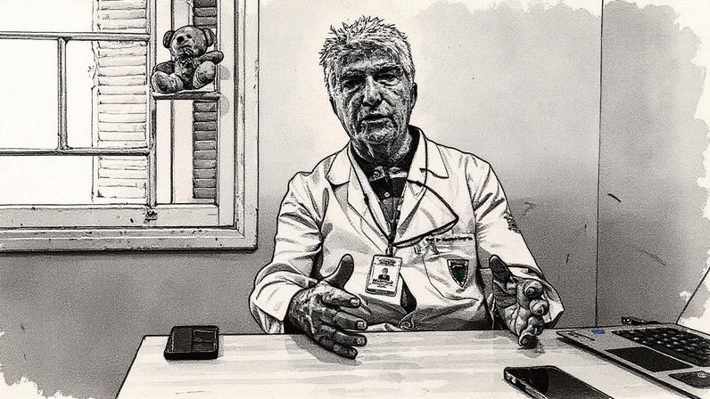 Médico de 77 anos, Murched Omar Taha, criou um ambulatório para refugiados em São Paulo (Foto: Reprodução)