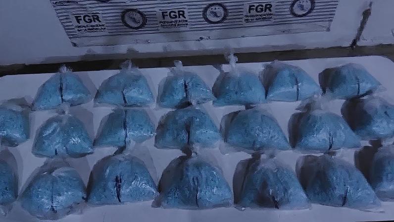 Comprimidos de metanfetamina apreendidos, conforme divulgado pela Interpol (Foto: Reprodução)