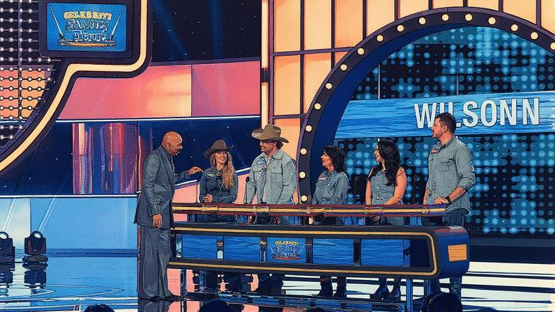 Lainey Wilson deu uma resposta NSFW sobre Britney Spears no 'Celebrity Family Feud' em um clipe exclusivo da Billboard (Foto: Reprodução)