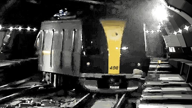 Trem da Linha 4 (Amarela) descarrilou entre as estações Vila Sônia e São Paulo - Morumbi (Foto: Reprodução)