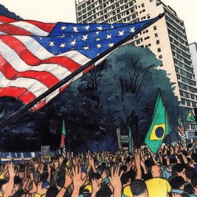 Bandeira dos EUA se torna símbolo da direita no Brasil, aponta jornal americano