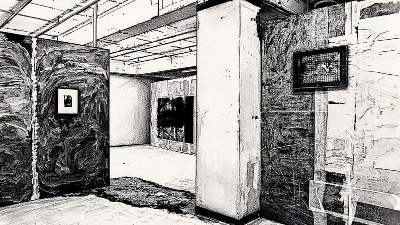 Exibição da instalação "Hyein Min: SUCCESSION 0.1, 2024," na Shower Gallery, em Seul (Foto: Reprodução)