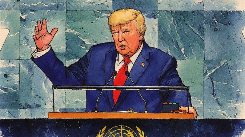 Presidente americano discursa durante Assembleia Geral da ONU em Nova York (Foto: Reprodução)