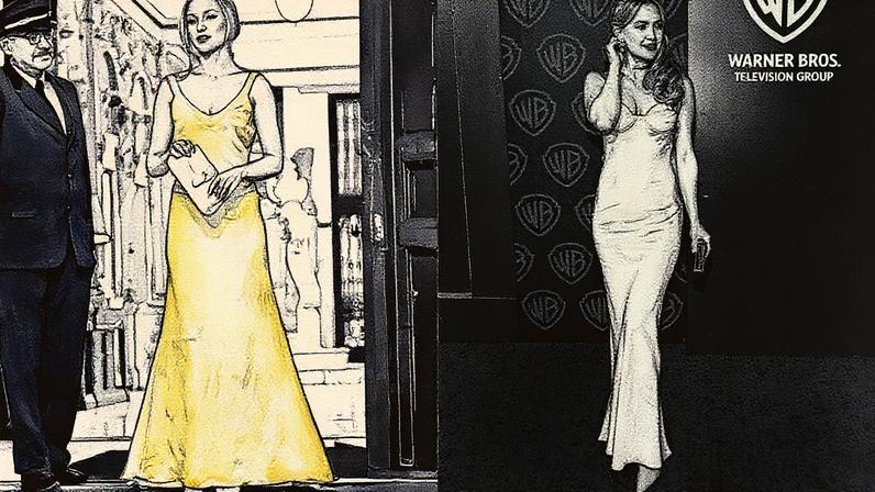 Kate Hudson em duas imagens: à esquerda, em Como Perder Um Homem em 10 Dias, de 2002, e à direita, em 2025 (Foto: Reprodução)