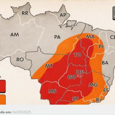 Chuvas isoladas retornam ao Centro-Sul antes do início da nova onda de calor