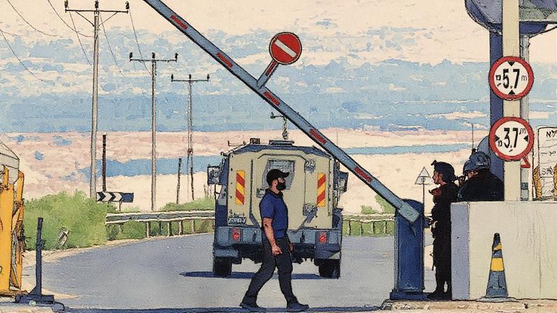 Tiroteio ocorre nas proximidades da Ponte Allenby (Foto: Reprodução)