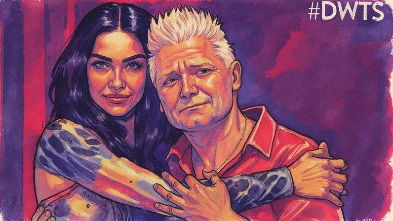 Jenna Johnson and Corey Feldman on "DWTS" in September 2025. DISNEY