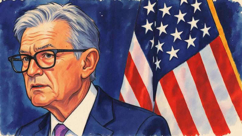 Jerome Powell fala em coletiva após decisão do Fed sobre juros nos EUA (Foto: Reprodução)