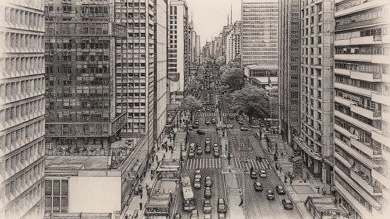 Avenida Paulista, em São Paulo, onde fica o escritório da DGF Investimentos (Foto: Reprodução)
