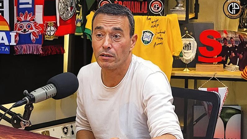 André Rizek durante entrevista ao Charla Podcast (Foto: Reprodução)