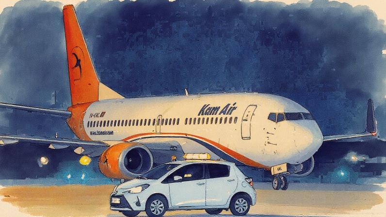 Menino viajou oculto no compartimento do trem de pouso (Foto: Reprodução)