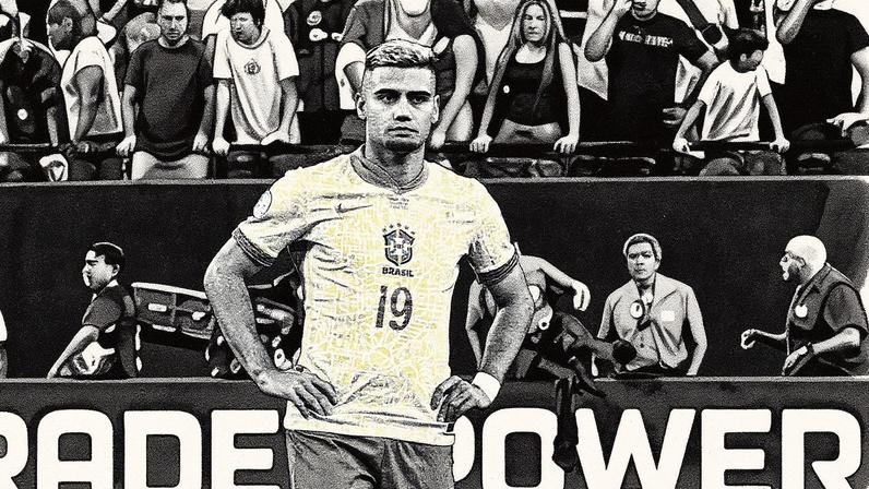 Andreas Pereira, meia da seleção brasileira, posando para a foto (Foto: Reprodução)