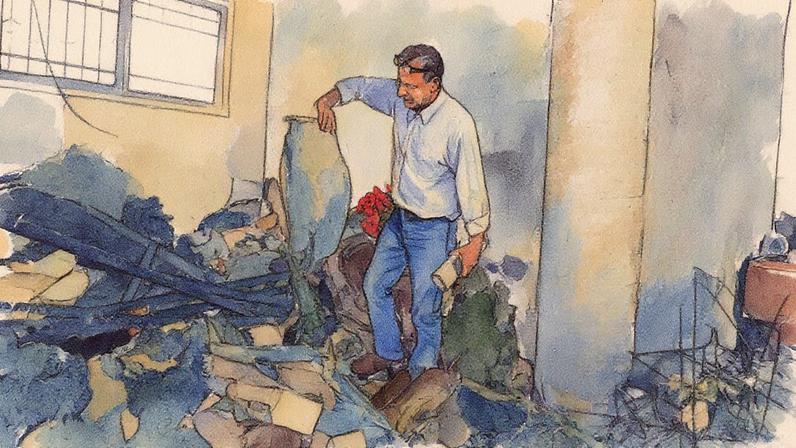 Propriedade de Nasser Faratawi na Cisjordânia foi ocupada pelas IDF em março (Foto: Reprodução)
