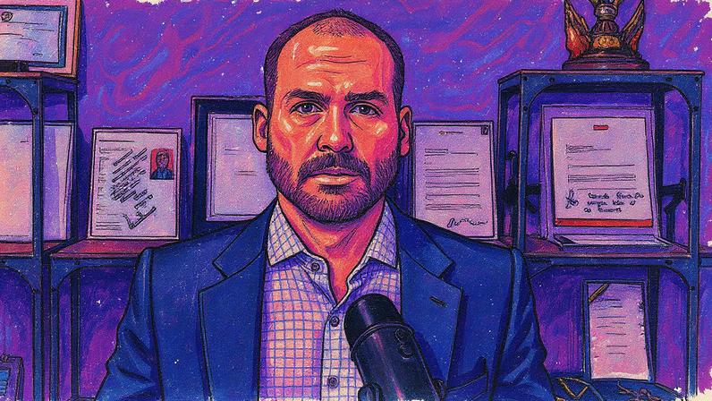 Eduardo Bolsonaro em entrevista ao programa Oeste com Elas (Foto: Reprodução)