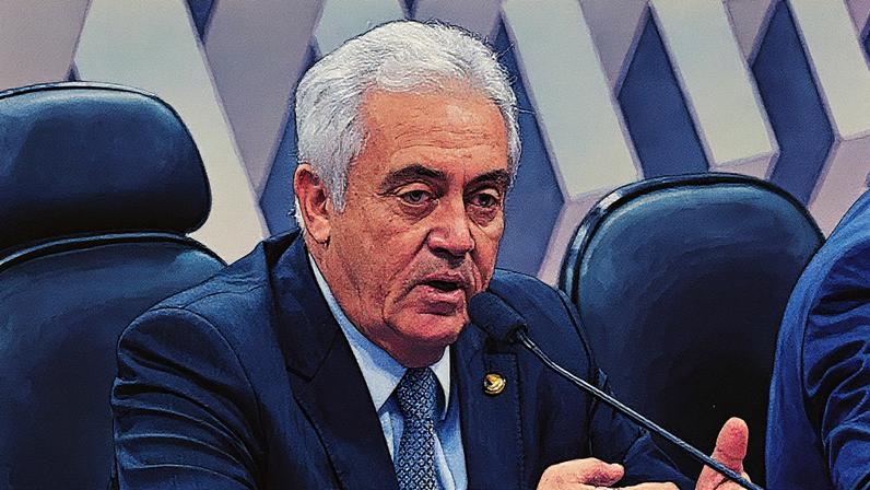 Otto Alencar, presidente da CCJ do Senado, discute a pauta da PEC da Blindagem durante reunião (Foto: Reprodução)