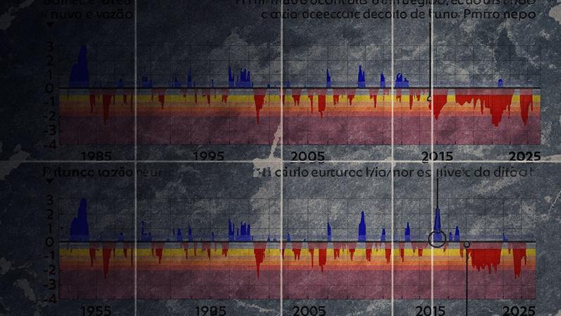 Série histórica mostra que bacias que atendem reservatórios passaram mais tempo secas do que cheias (Foto: Reprodução)