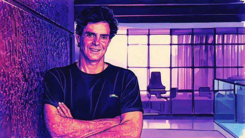 Gustavo Benchimol, fundador da XP, posando para a foto (Foto: Reprodução)