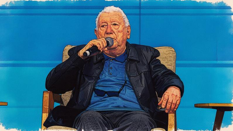 Luiz Barsi Filho, 86 anos, participa de evento da AGF (Ações que Garantem o Futuro) em São Paulo (Foto: Reprodução)