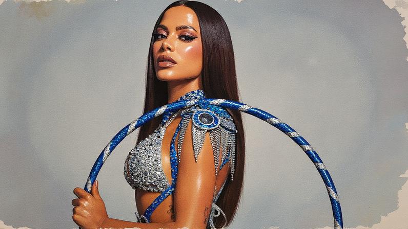 Anitta em um ensaio para um show (Foto: Reprodução)