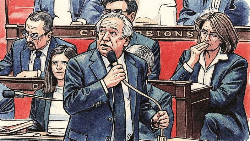 Primeiro-ministro François Bayrou discursa na Assembleia Nacional em 10 de junho (Foto: Reprodução)
