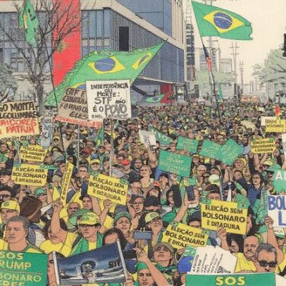 Rio supera São Paulo em engajamento em atos pela anistia de Bolsonaro