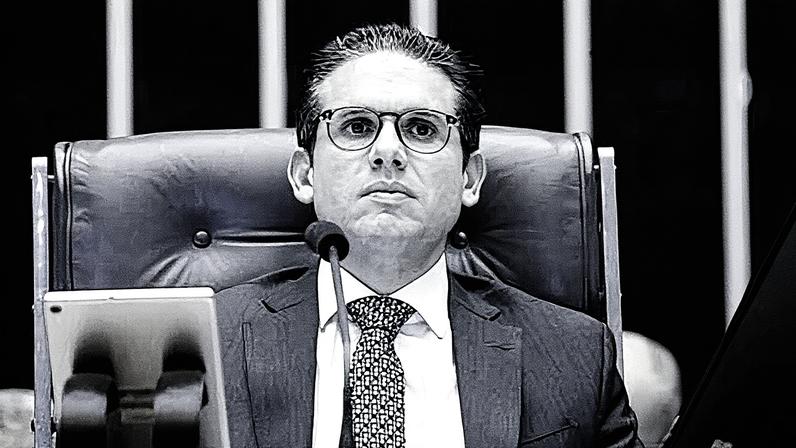 Presidente da Câmara, deputado Hugo Motta, em evento oficial (Foto: Reprodução)