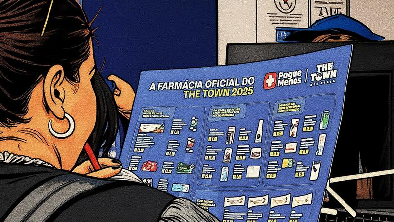 Farmácia da Pague Menos com 78 SKUs em festival (Foto: Reprodução)