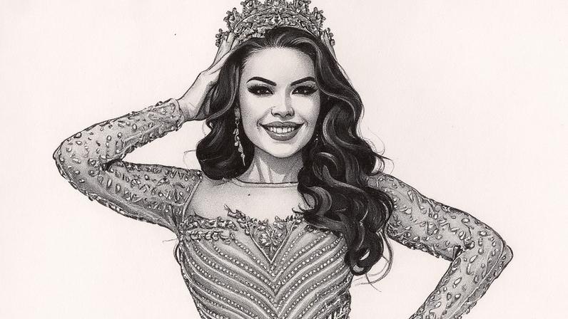 Miss paranaense Angela Poncio se prepara para disputar o Miss Universe Emirados Árabes Unidos (Foto: Reprodução)