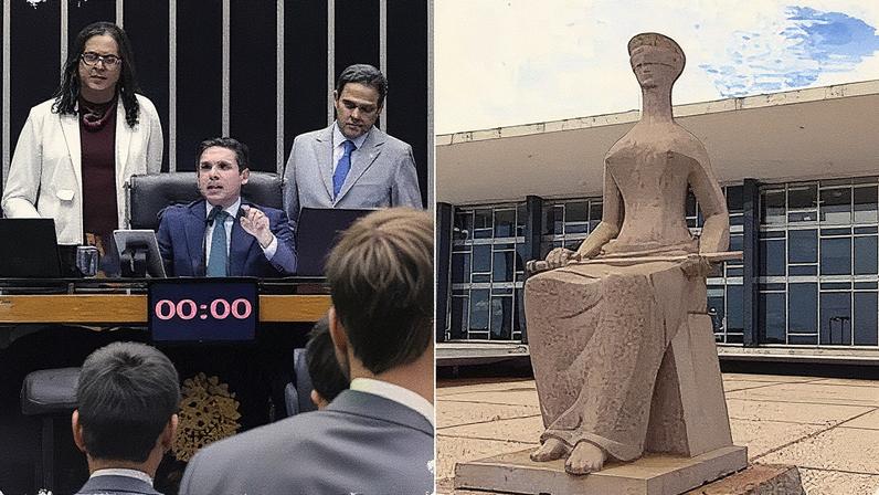 Análise no STF sobre blindagem e anistia a condenados do 8 de Janeiro em meio a tensão entre Legislativo e Judiciário (Foto: Reprodução)