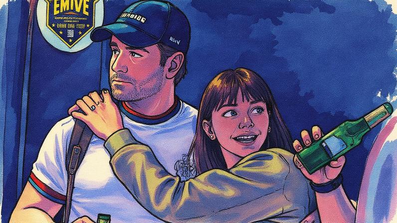 Alice Wegmann e Luiz Guilherme Niemeyer se abraçam em um barzinho (Foto: Reprodução)