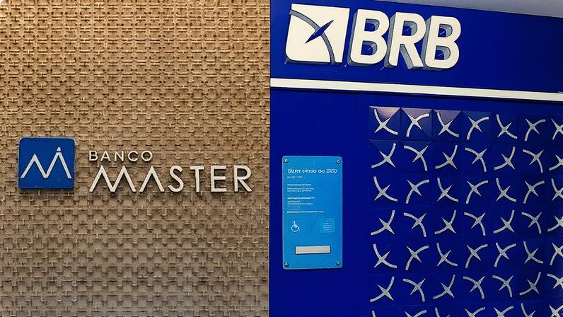 Banco Master e BRB (Foto: Reprodução)