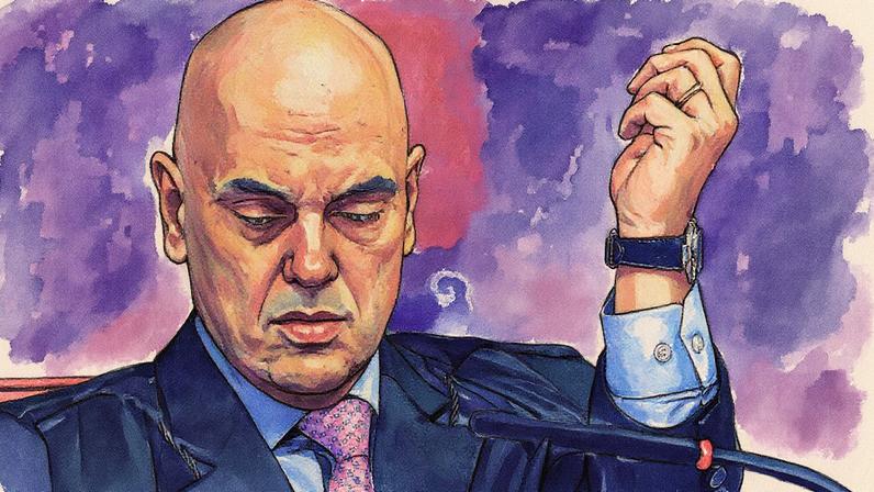 Moraes apresenta um relatório bem fundamentado e articulado sobre o ex-presidente Bolsonaro (Foto: Reprodução)
