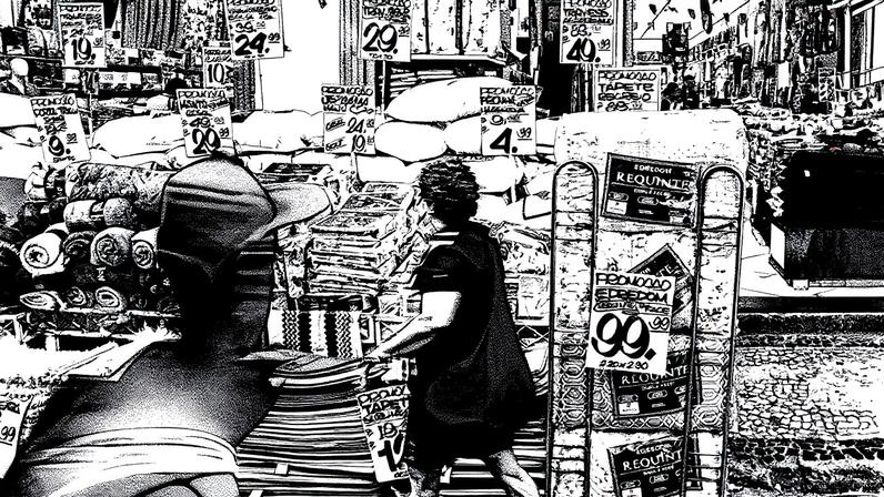 Comércio no Saara (Foto: Reprodução)