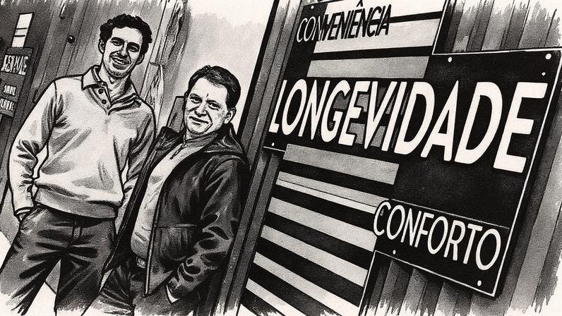 Joseph Nigri e Marcelo Nudelman discutem sobre condomínios voltados para a terceira idade (Foto: Reprodução)