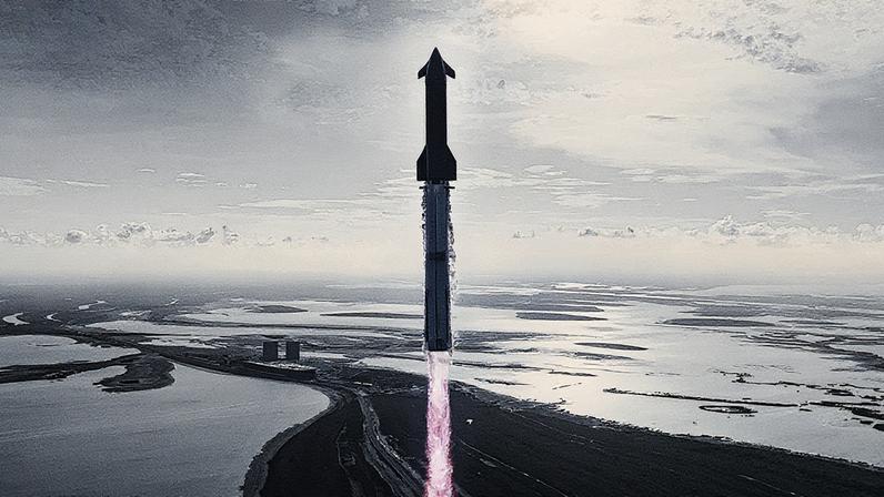 Demonstração do abastecimento da Starship em órbita (Foto: Reprodução)