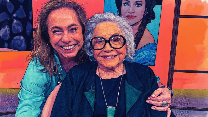 Cissa Guimarães e Nathalia Timberg posam para foto (Foto: Reprodução)