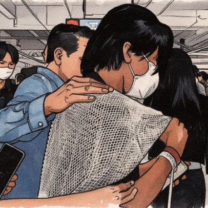 Trabalhadores sul-coreanos chegam à Coreia do Sul após detenção nos EUA