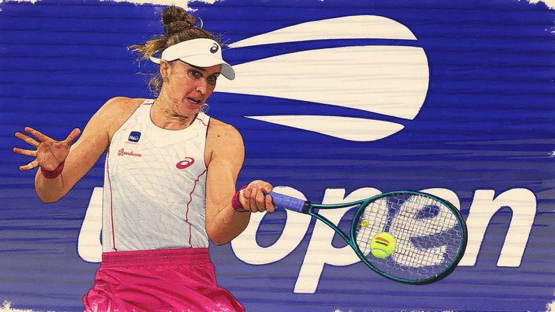 Bia Haddad foi eliminada nas oitavas de final do US Open (Foto: Reprodução)