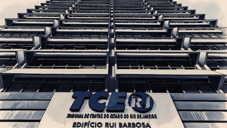 Fachada do Tribunal de Contas do Estado, com destaque para a arquitetura do edifício (Foto: Reprodução)