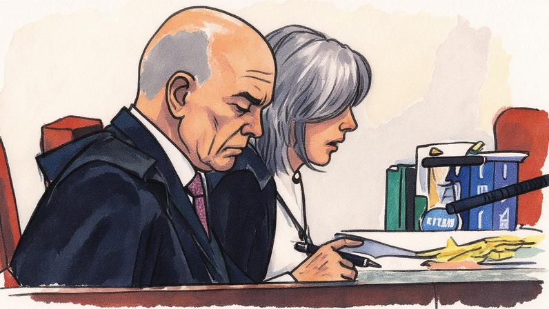 Ministros Alexandre de Moraes e Cármen Lúcia durante julgamento na Primeira Turma do Supremo Tribunal Federal (STF) (Foto: Reprodução)