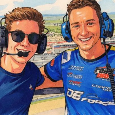 Arthur e Matheus Leist homenageiam o dia do irmão na Stock Car