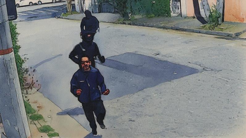 Criminosos invadiram creche e casas no Morumbi, resultando em troca de tiros e moradores feitos reféns (Foto: Reprodução)
