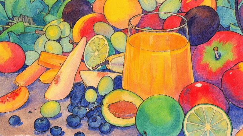 Frutas da primavera dispostas em uma mesa, incluindo morangos, cerejas e pêssegos (Foto: Reprodução)