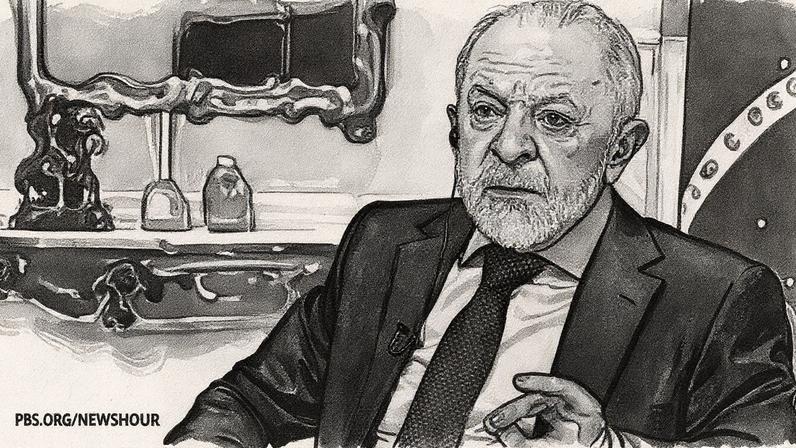 Presidente Lula durante entrevista à rede PBS em 22 de setembro de 2025 (Foto: Reprodução)