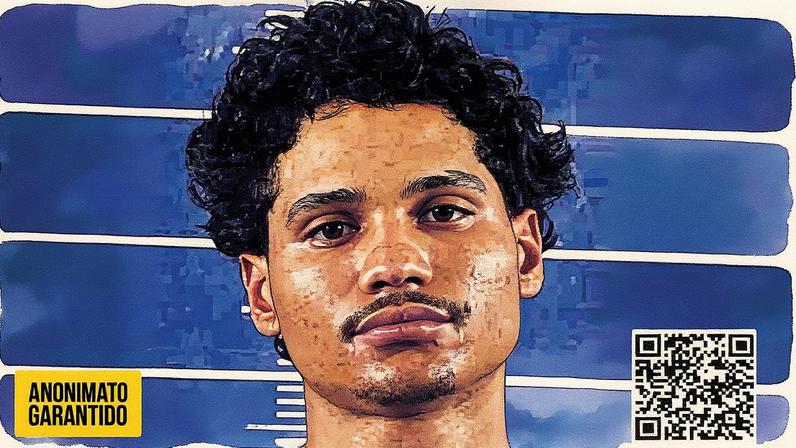 Homem conhecido como Sem Vulgo foi preso em operação policial (Foto: Reprodução)