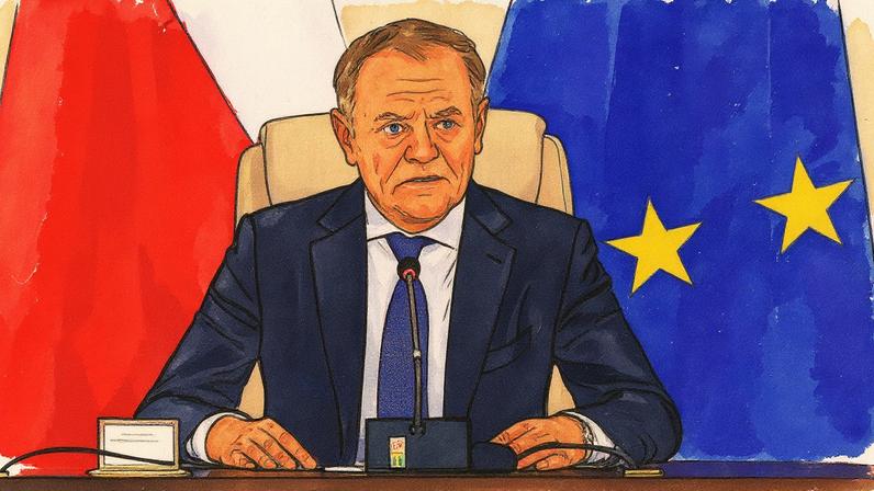 Primeiro-ministro polonês, Donald Tusk, realiza reunião extraordinária após violações do espaço aéreo polaco (Foto: Reprodução)